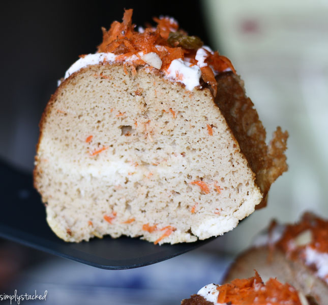 Carrot Cake Bundt Cake With Cream Cheese Filling