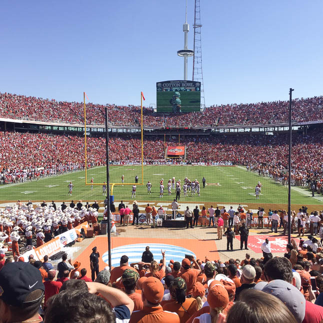 Football Fun - Longhorn and Cowboys Game | adoubledose.com