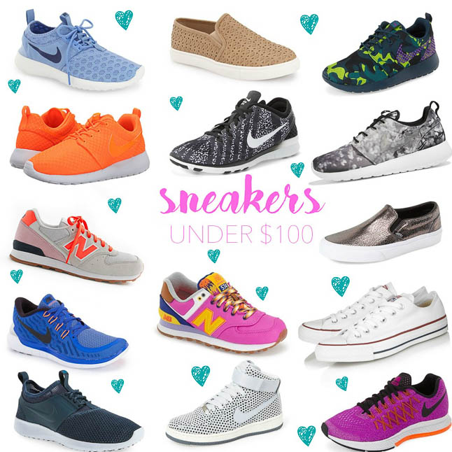 Sneakers under $100 – a roundup of tennis shoes under $100 |adoubledose ...