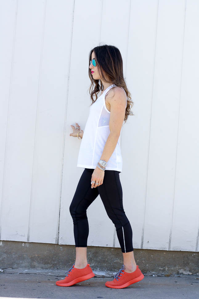 etting Active with Old Navy - a cute and comfy outfit that can be taken from the gym to errands or brunch | adoubledose.com