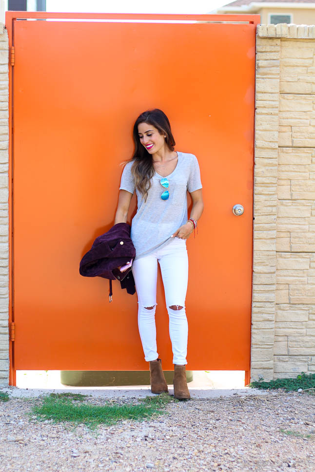 How To Wear White in the Fall/Winter | adoubledose.com