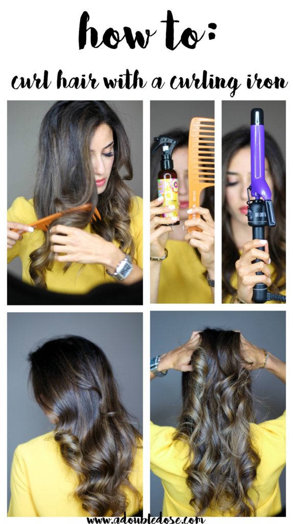 How To Curl Your Hair With A Curling Iron | adoubledose.com