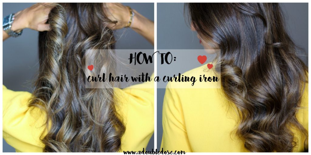 How To Curl Your Hair With A Curling Iron | adoubledose.com