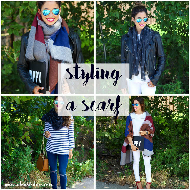 How To Style A Scarf For Fall | adoubledose.com