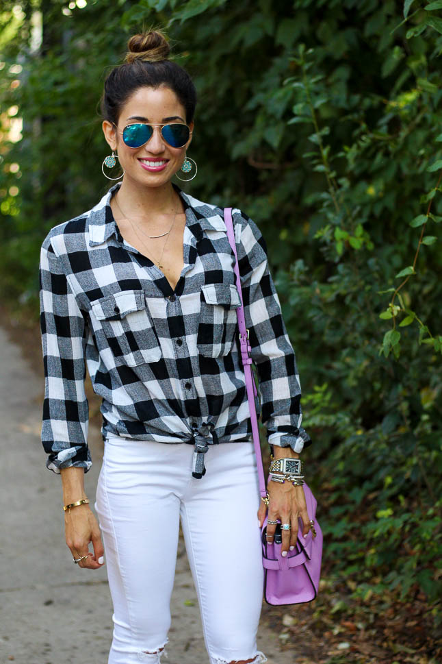 White Jeans: Styled Two Ways | adoubledose.com