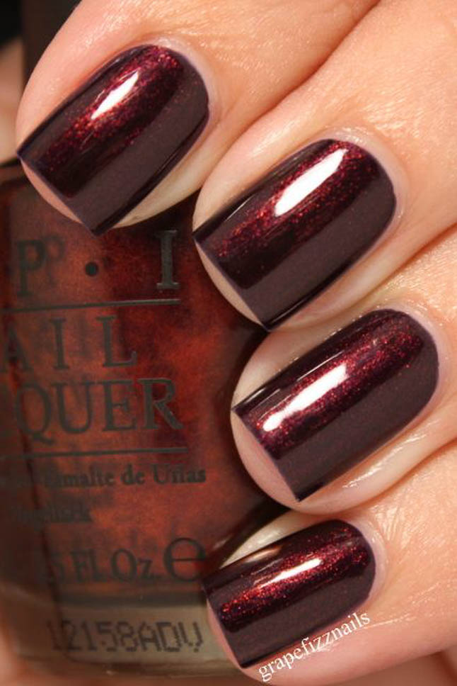 fashion and lifestyle bloggers alexis belbel and samantha belbel share their favorite fall nail colors : OPI Every Month Is Oktoberfest