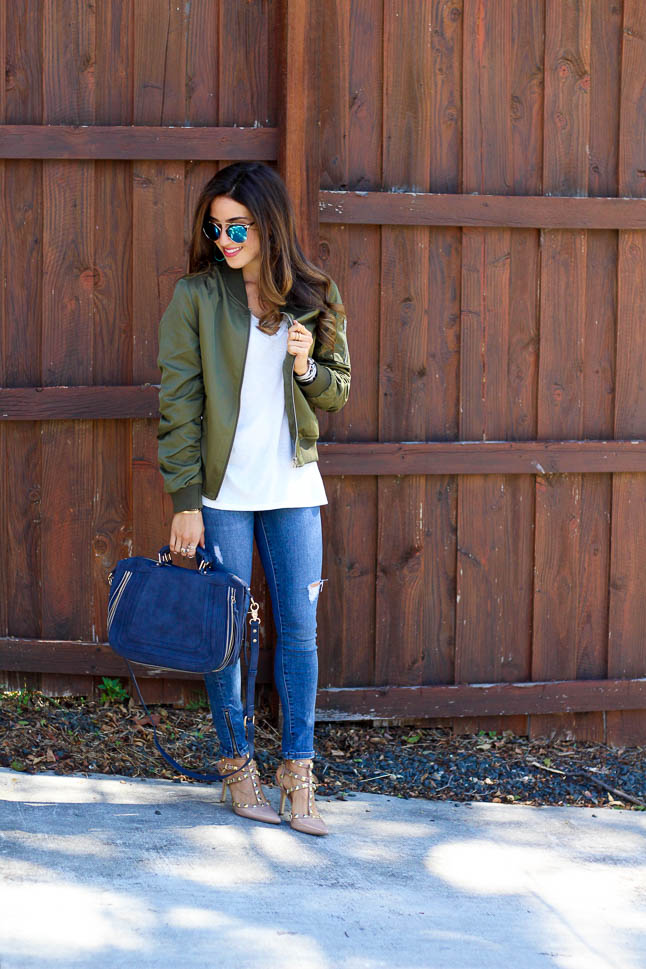 Army Green Bomber Jacket – A Double Dose