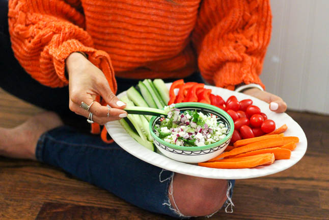 Healthier Guac with La Vaquita Queso Fresco | adoubledose.com