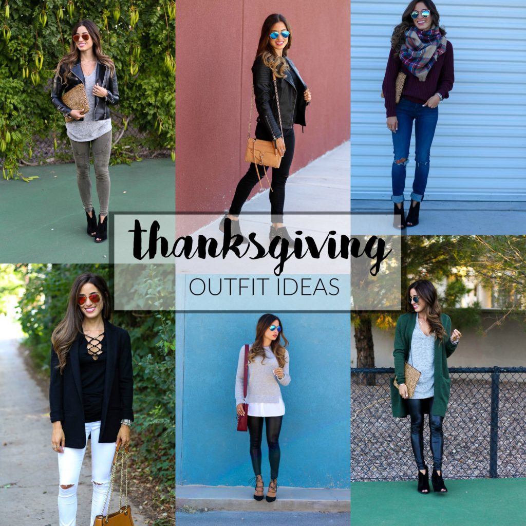 Thanksgiving Outfit Ideas | adoubledose.com - what to wear for Thanksgiving whether you are going to be casual, dressed up, or in the middle! 