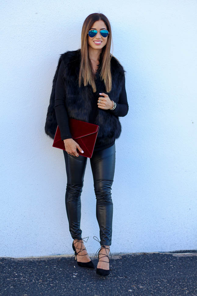 Faux Fur For The Holidays – A Double Dose