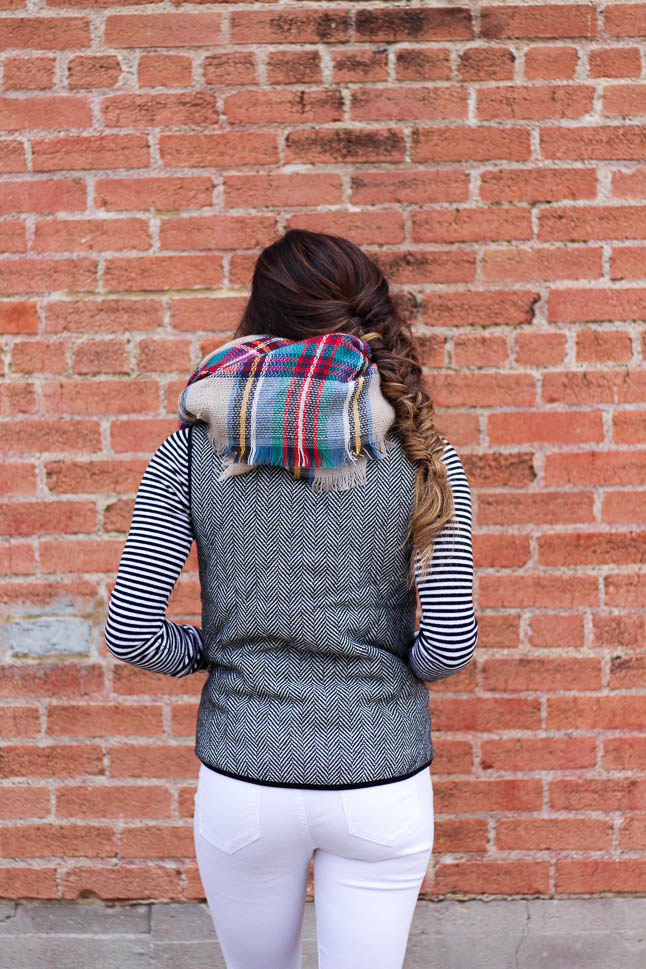 How to Mix Prints with Plaid and Herringbone | adoubledose.com