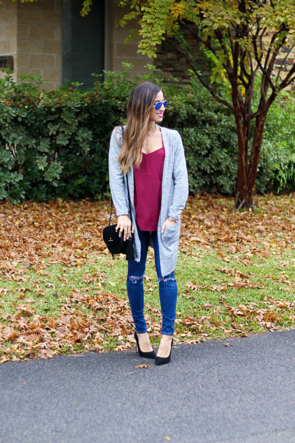 How To Style a Grey Long Cardigan – A Double Dose