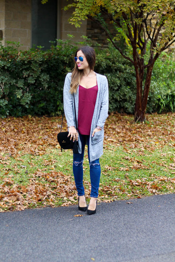 How To Style a Grey Long Cardigan – A Double Dose