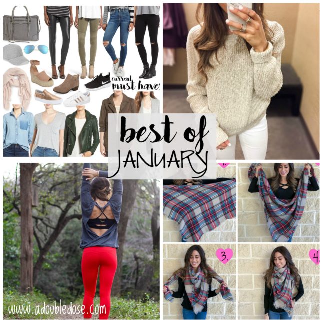 January Favorites - all of our favorite pieces and blog posts from this month | adoubeldose.com