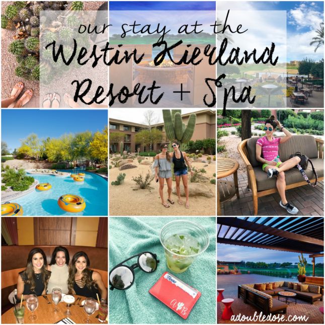 Our Stay at the Westin Kierland Resort + Spa | adoubledose.com