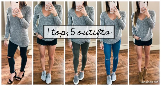 1 Shirt, 5 Styled Outfits | adoubledose.com