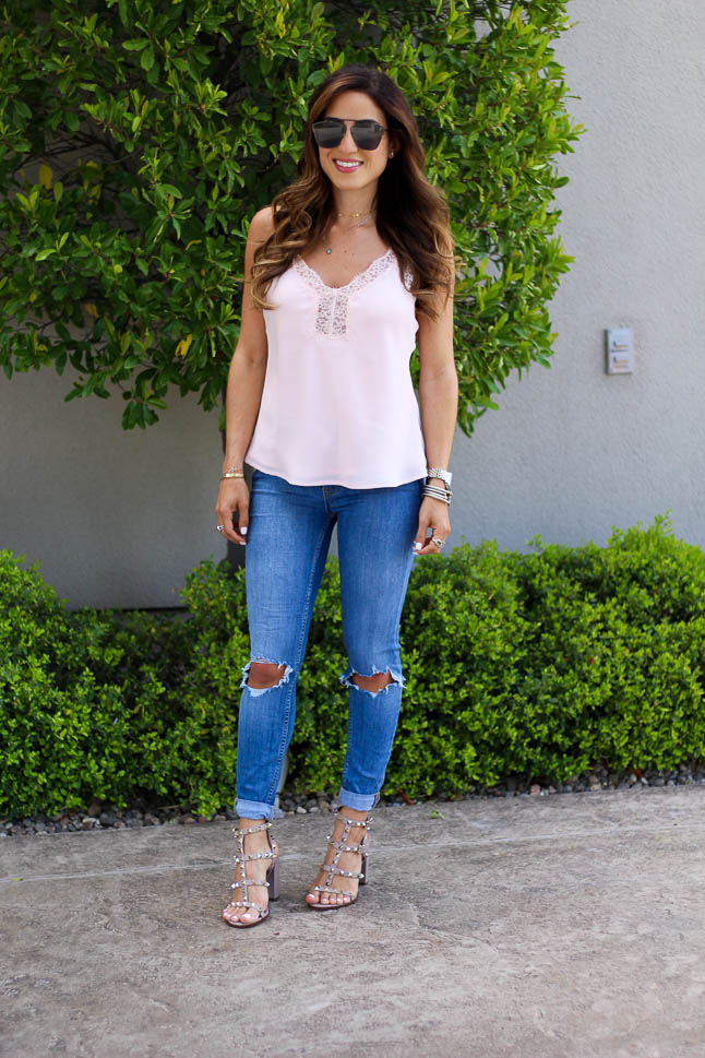 How To Style A Lace Cami | adoubledose.com