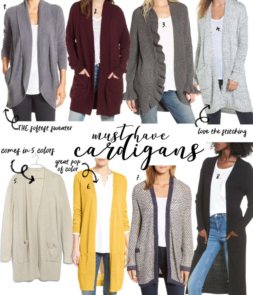 Must Have Cardigans| adoubledose.com