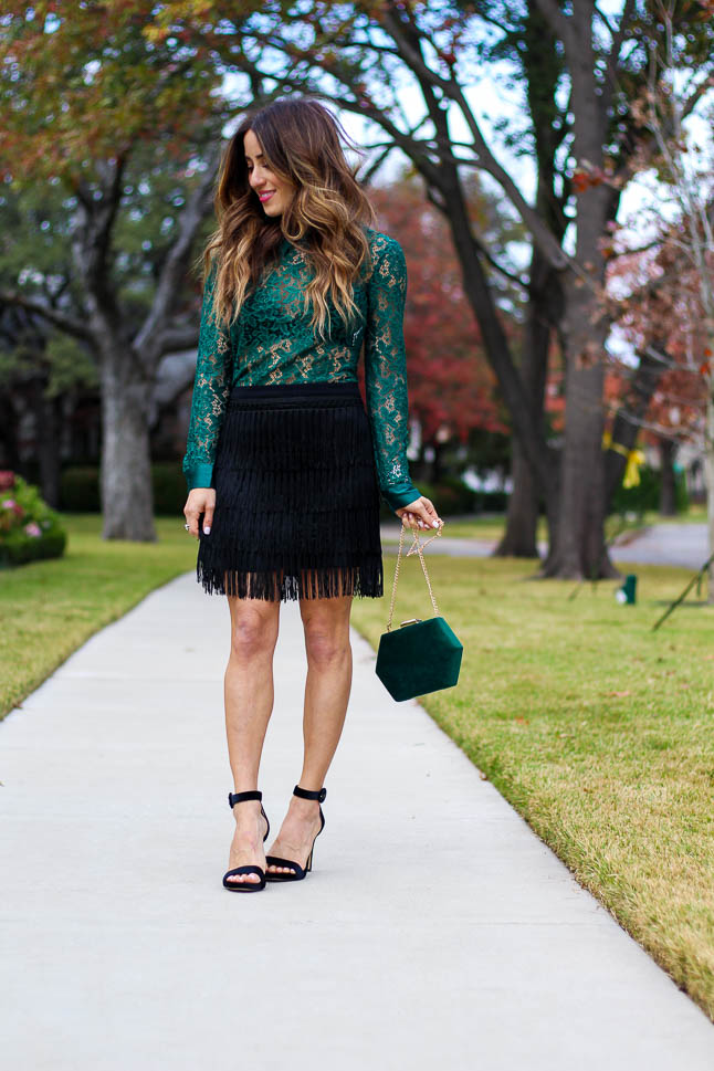 Lace and Fringe For The Holidays | adoubledose.com