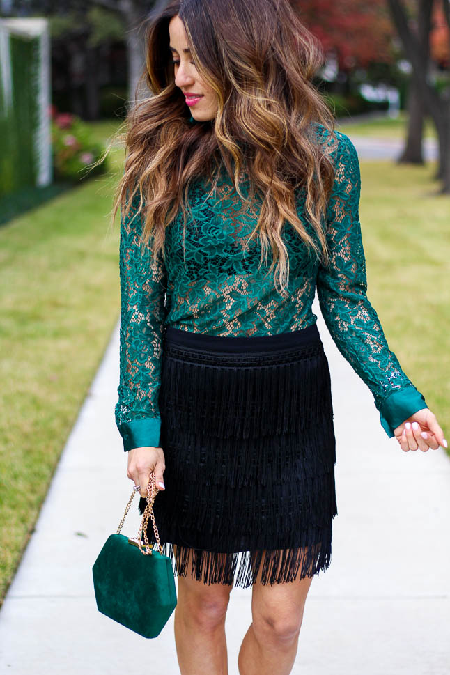 Lace and Fringe For The Holidays | adoubledose.com