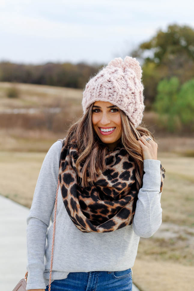 How To Style A Leopard Scarf | adoubledose.com