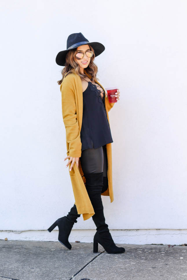 How To Style A Duster Cardigan For Petites | adoubledose.com