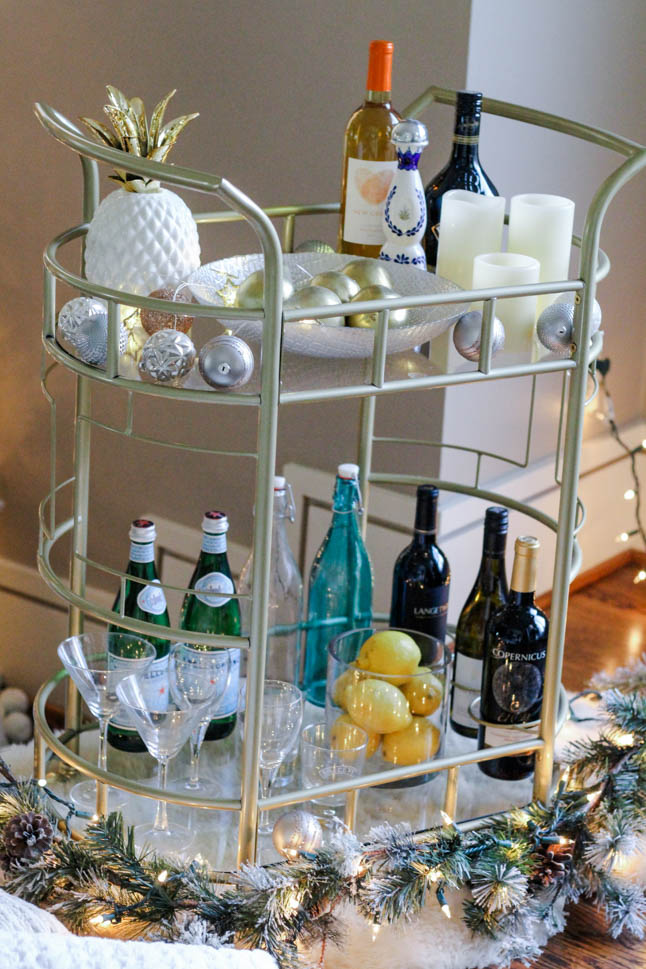 Styling Our First Bar Cart | adoubledose.com