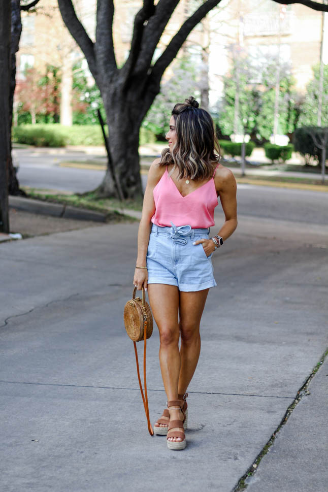 How To Style Paper Bag Shorts | adoubledose.com