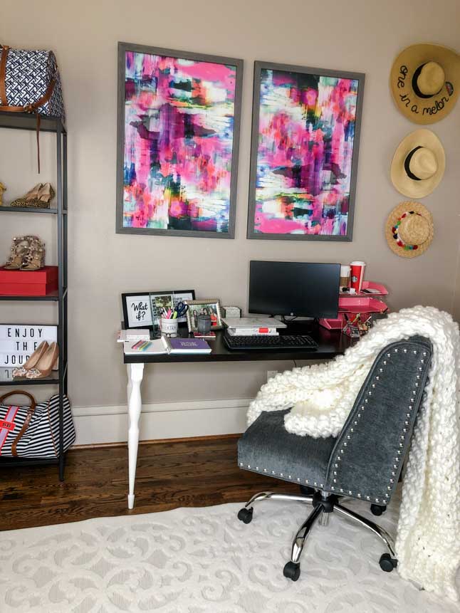 Our Home Office Tour | adoubledose.com