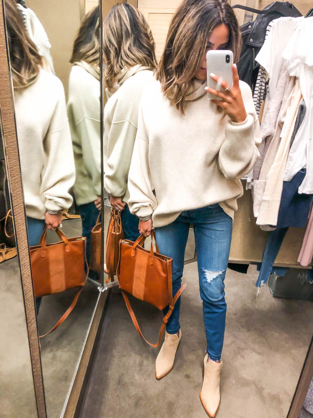lifestyle bloggers alexis and samantha belbel of adoubledose.com shares tips and their fall sale picks for shopping nordstrom anniversary sale 2019- fall booties, boots, leather jackets, designer jeans, cardigans, workout wear, bags for fall, jewelry, tory burch