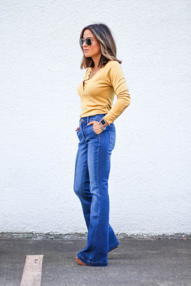 How To Style Flare Jeans – A Double Dose