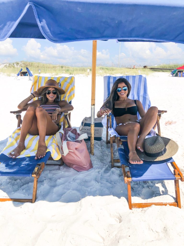 our stay at The Pointe on 30A- a luxurious full service resort on 30A -brand new : lifestyle and fashion bloggers alexis and samantha belbel of a double dose share their review of The Pointe On 30A : the pool, beach, room, and more