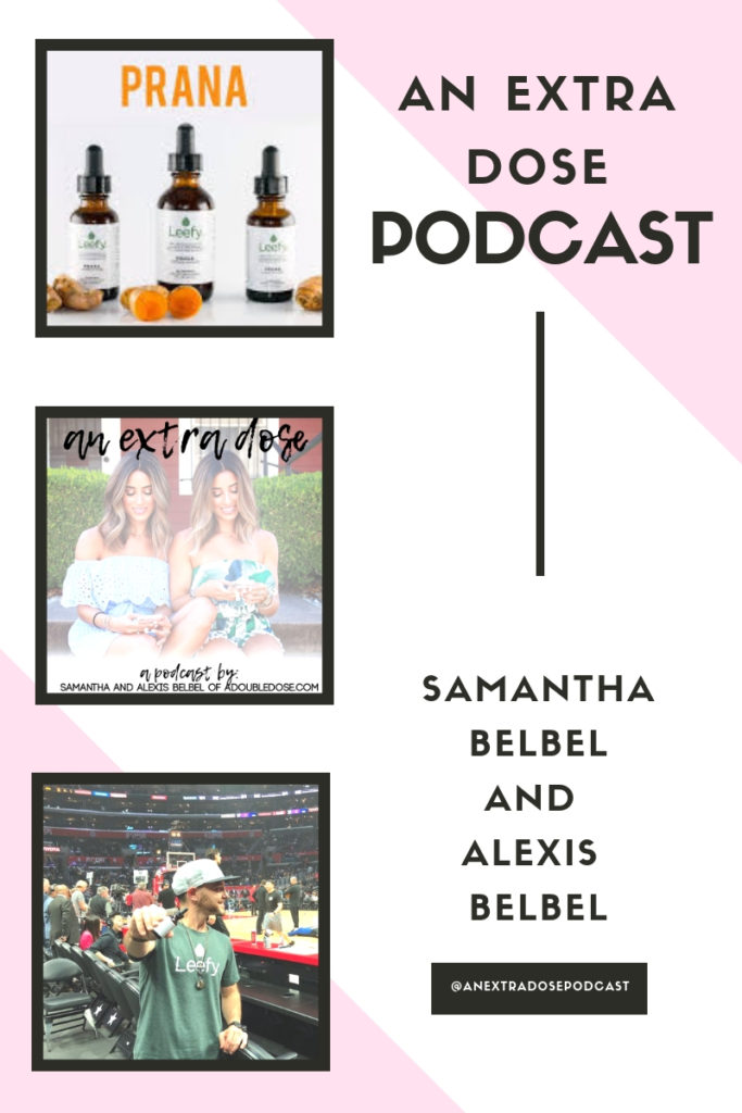 lifestyle and fashion bloggers alexis belbel and samantha belbel of A Double Dose chat with Carl Kuran of Leefy Organics and talk about inflammation and chronic inflammation and his supplement, Prana, which is a turmeric elixir that helps with pain and inflammation.
