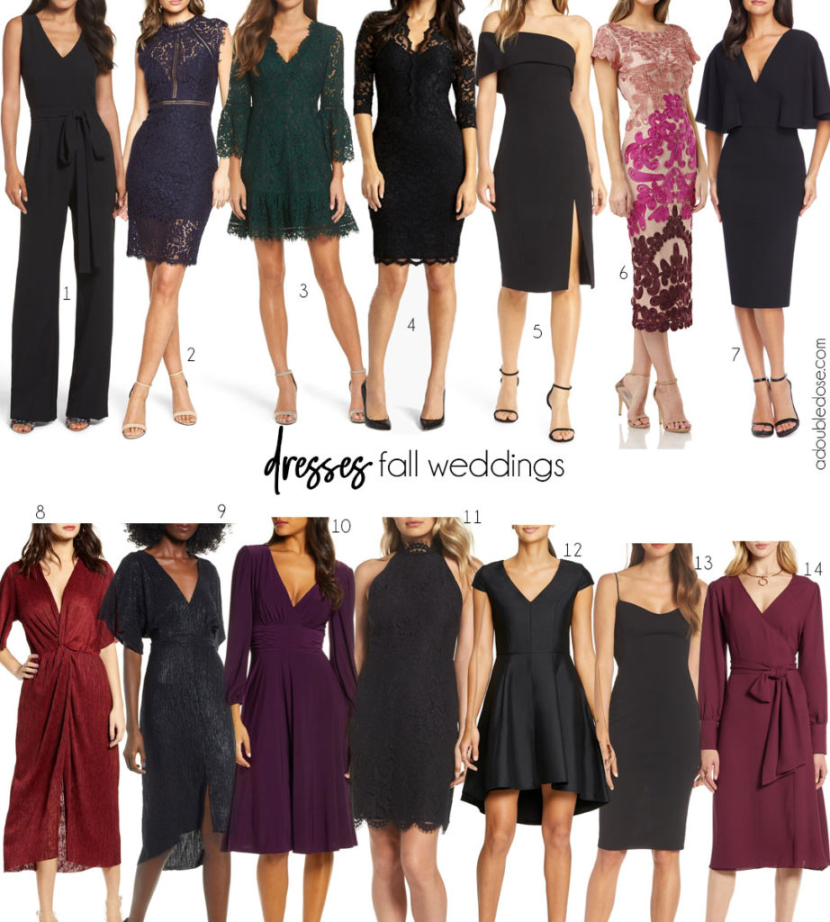 casual fall wedding guest dresses