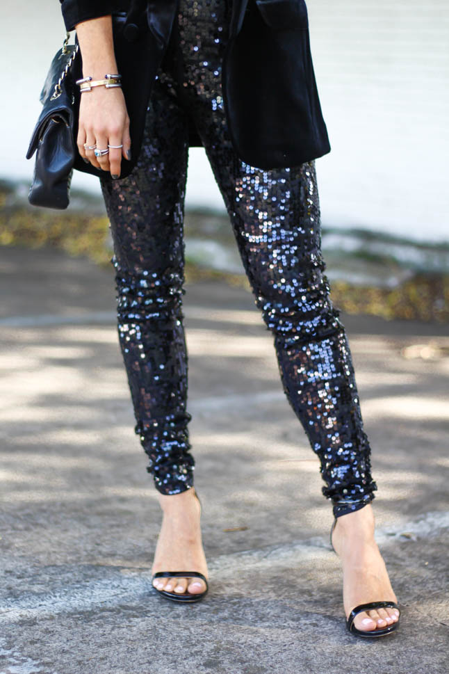 How To Wear Sequin Leggings – A Double Dose