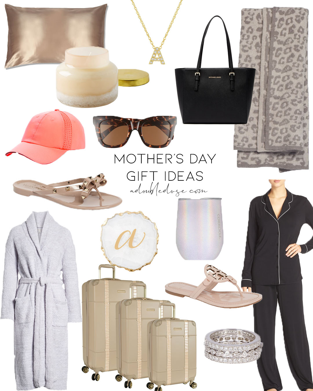 lifestyle and fashion bloggers alexis and samantha belbel share their top and best picks for mother's day gift ideas that are affordable, on amazon, and for any mom from jewelry to luggage to robes and more.
