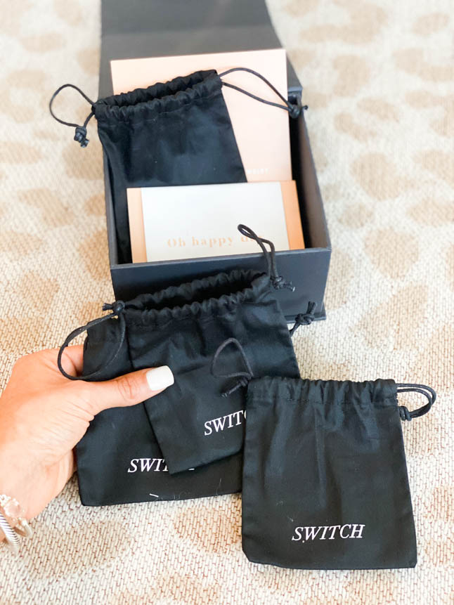 lifestyle and fashion bloggers alexis and samantha belbel share their review of switch, a designer jewelry subscription service where you can rent designer jewelry like david yurman, chanel, dior, and more | adoubledose.com
