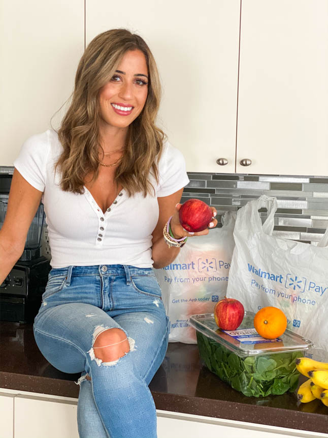 lifestyle and fashion blogger alexis belbel sharing our must haves from walmart's online grocery pickup and delivery and how it works | adoubledose.com