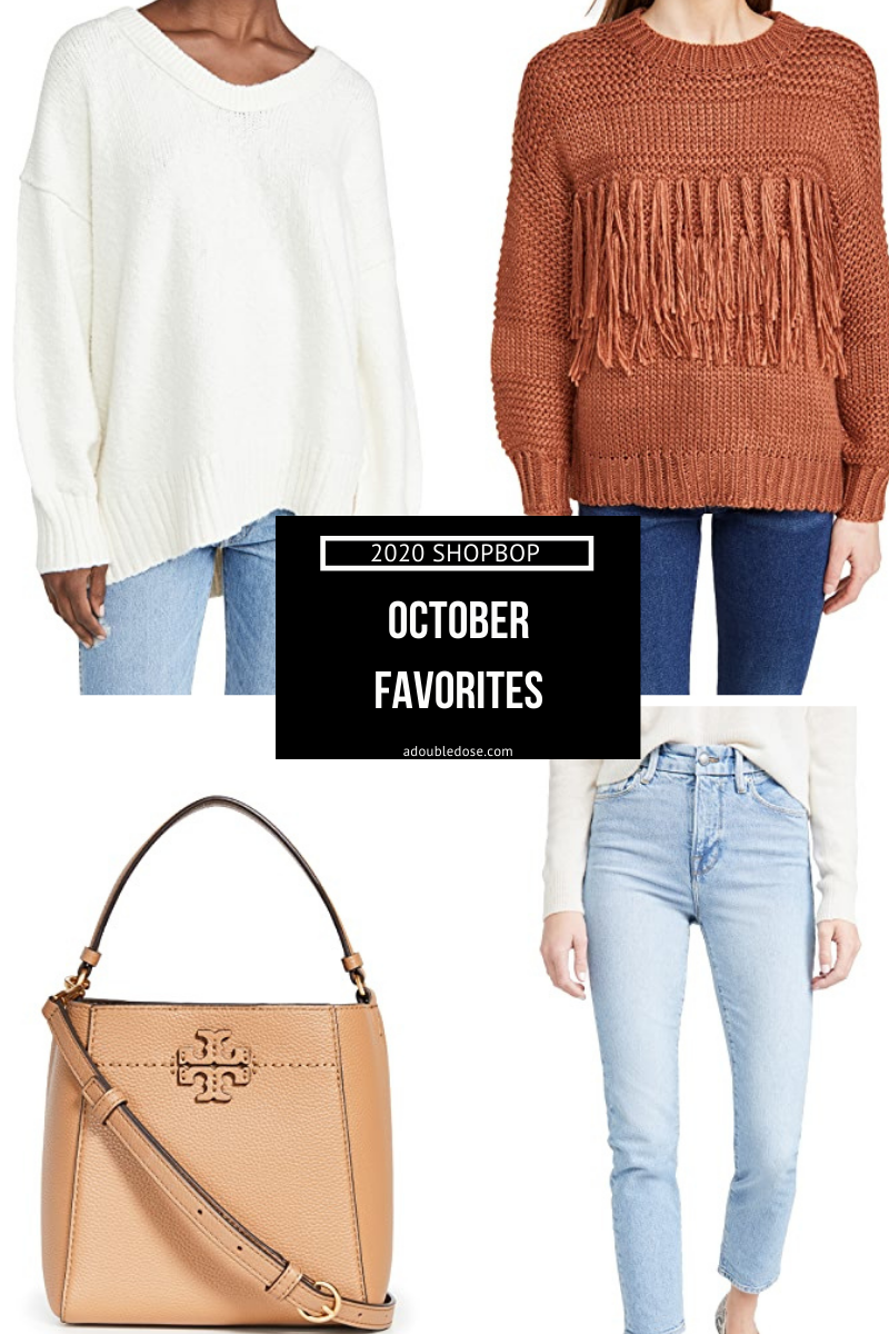 our favorite shopbop finds in jeans, sweaters, joggers, and more for fall and winter | adoubledose.com