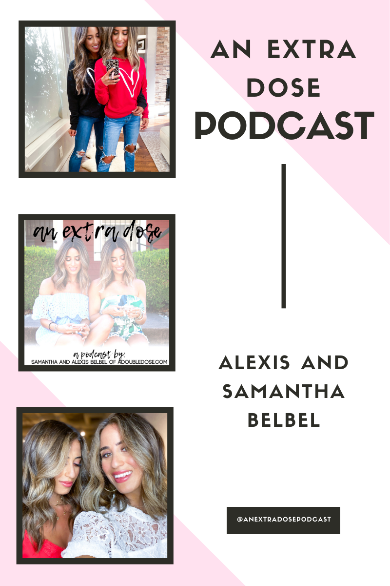 lifestyle and fashion bloggers alexis and samantha belbel are sharing their morning routine, including what time they wake up, when they eat our breakfast, and when they workout. They are also talking about why they eat fruit for breakfast, and what they eat. To wrap up the episode, they are spilling our gym must haves, on their podcast, An Extra Dose podcast.