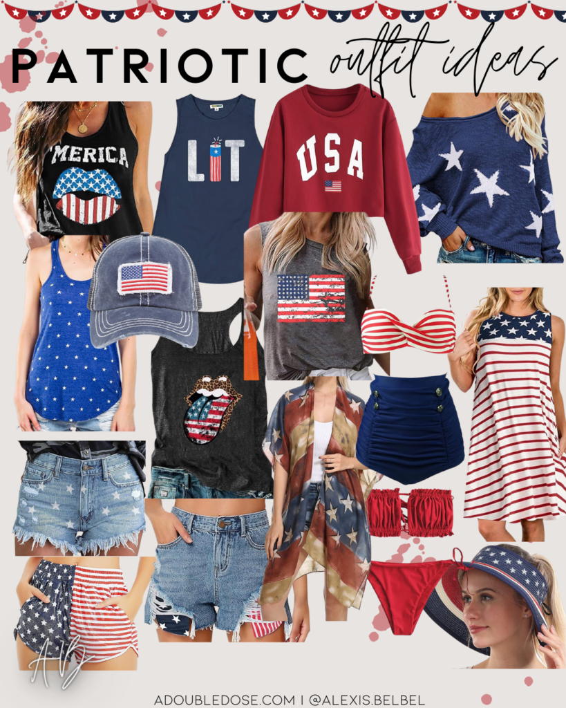 lifestyle and fashion bloggers alexis and samantha belbel sharing their memorial day outfit ideas: bikinis, denim shorts, dresses, and more from amazon and abercrombie | adoubledose.com