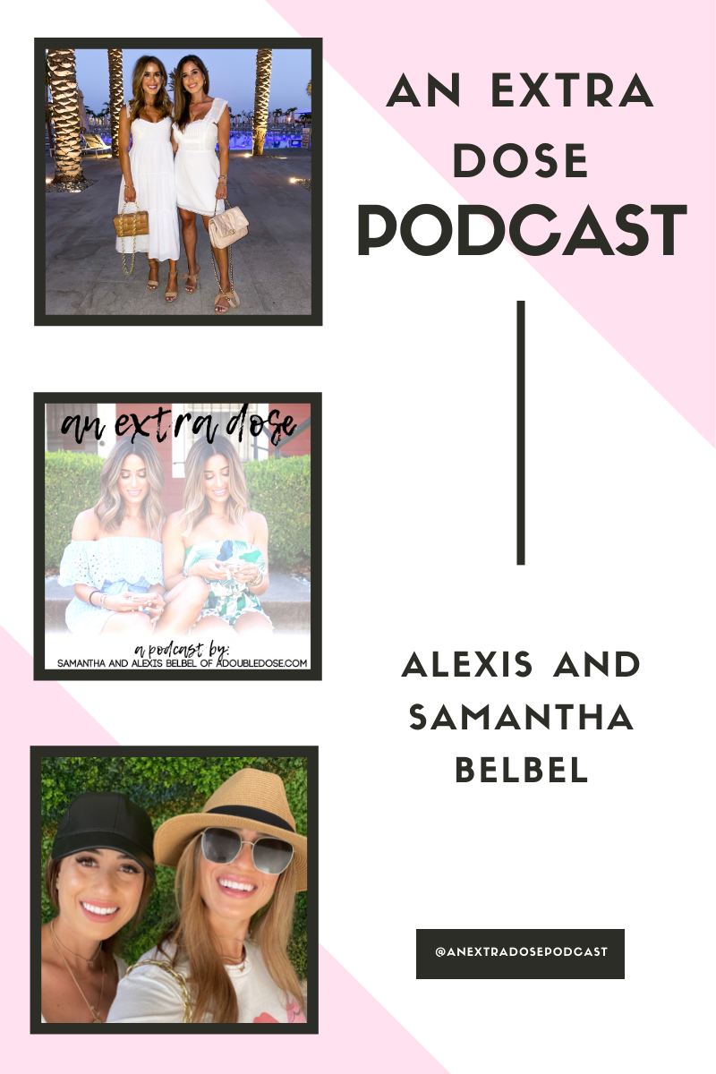 lifestyle and fashion bloggers alexis and samantha belbel talk about cortisol and hormone balancing tips on their podcast, An Extra Dose Podcast | adoubledose.com
