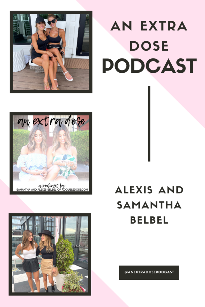 Lifestyle and fashion bloggers alexis and samantha belbel share their dating profile tips: what to include, how to choose your pictures, etc. Samantha shares about her Chicago trip and the places they ate at, and activities they did while they were there on their podcast, An Extra Dose. | adoubledose.com