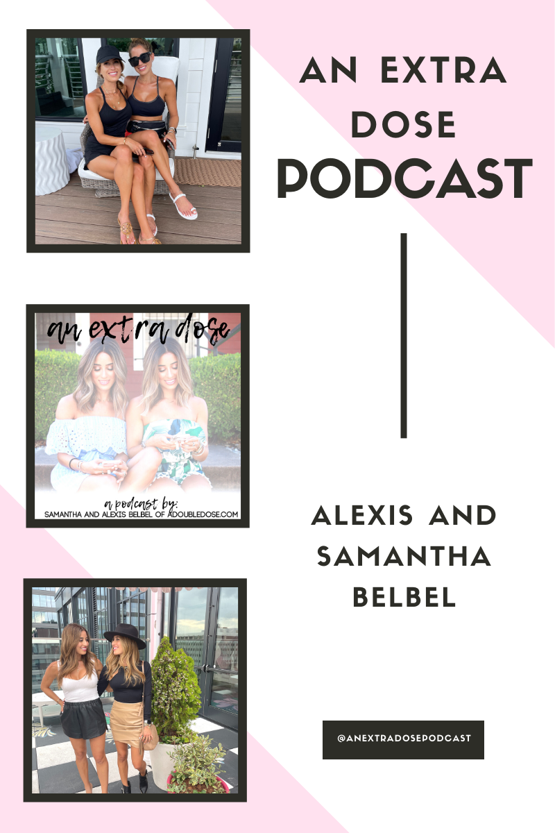Lifestyle and fashion bloggers alexis and samantha belbel share their dating profile tips: what to include, how to choose your pictures, etc. Samantha shares about her Chicago trip and the places they ate at, and activities they did while they were there on their podcast, An Extra Dose. | adoubledose.com