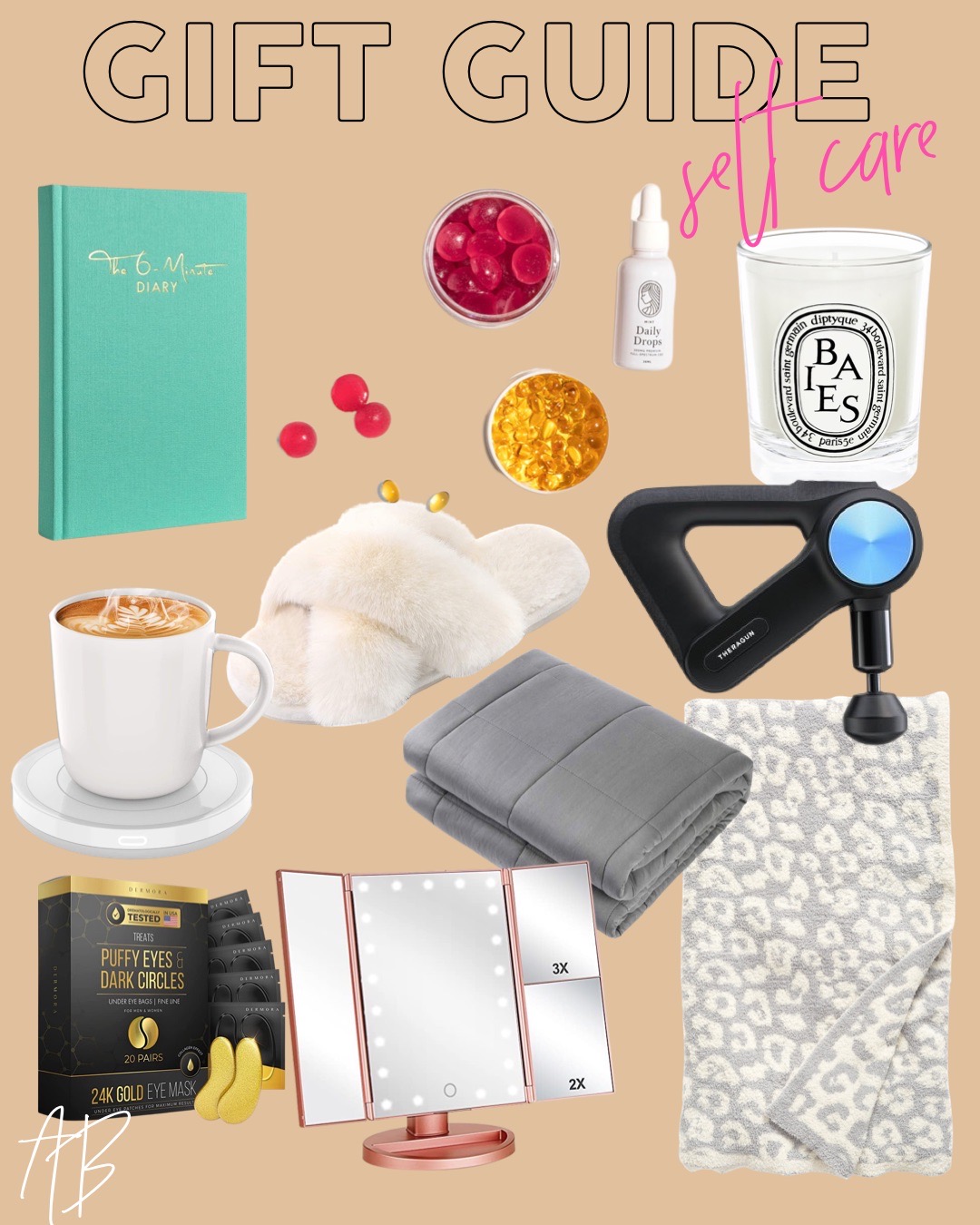 lifestyle and fashion bloggers alexis and samantha belbel share their self care holiday gift ideas for anyone on your list | adoubledose.com