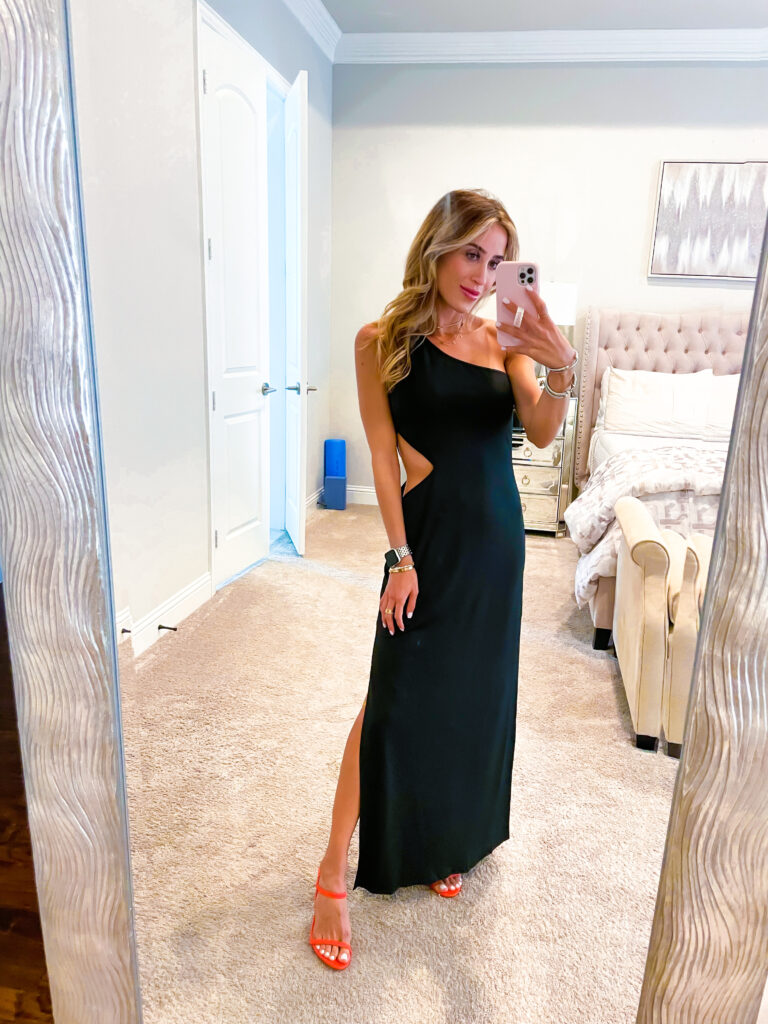lifestyle and fashion blogger alexis belbel shares a few wedding guest and occasion dresses from Lattelierstore, including slip dresses and sheath dresses on her blog, A Double Dose | adoubledose.com