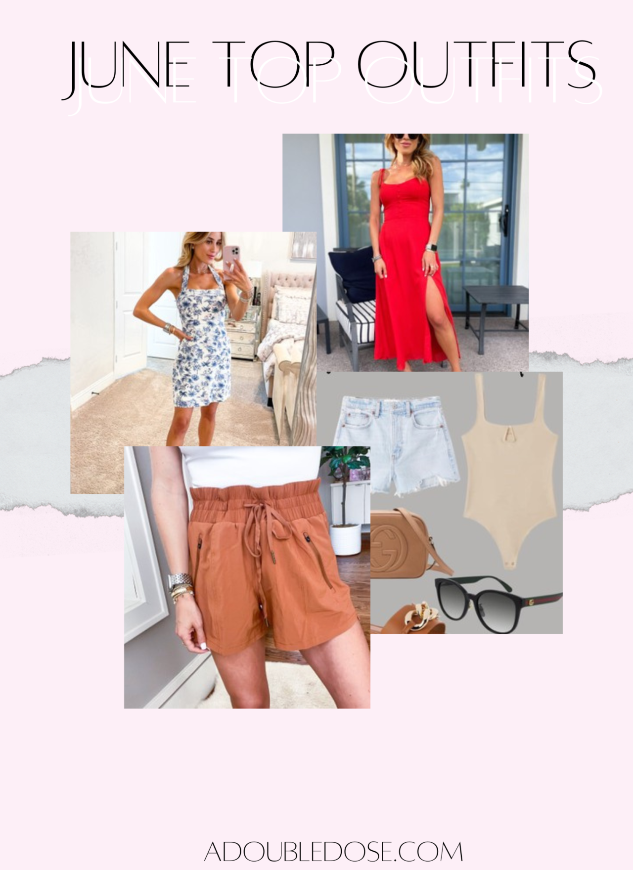Lifestyle and fashion blogger Alexis Belbel shares her top selling outfits from June | adoubledose.com